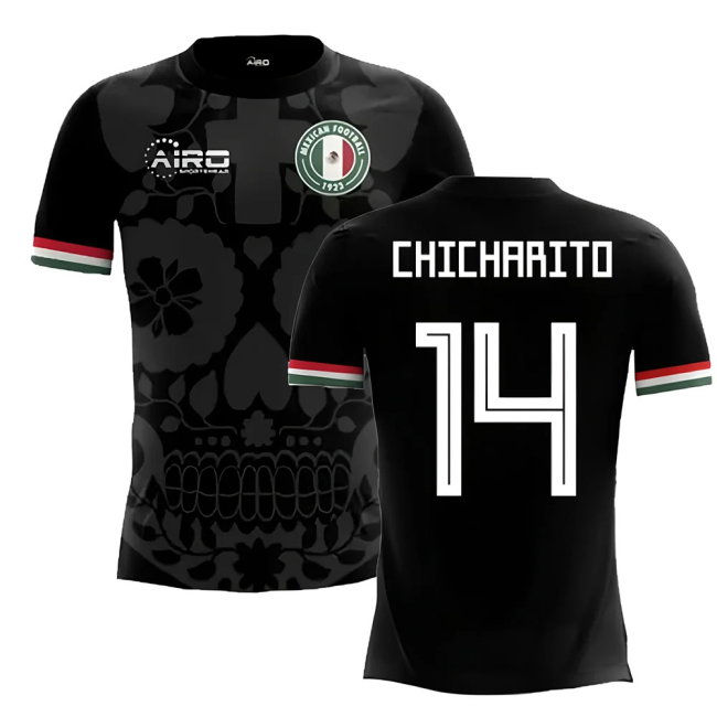 2025-2026 Mexico Third Concept Football Shirt (Chicharito 14)-SoccerKits Hub | Buy Soccer Jerseys Online