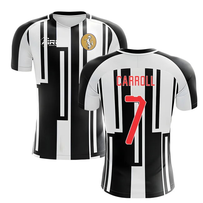 2025-2026 Newcastle Home Concept Football Shirt (Carroll 7)-SoccerKits Hub | Buy Soccer Jerseys Online
