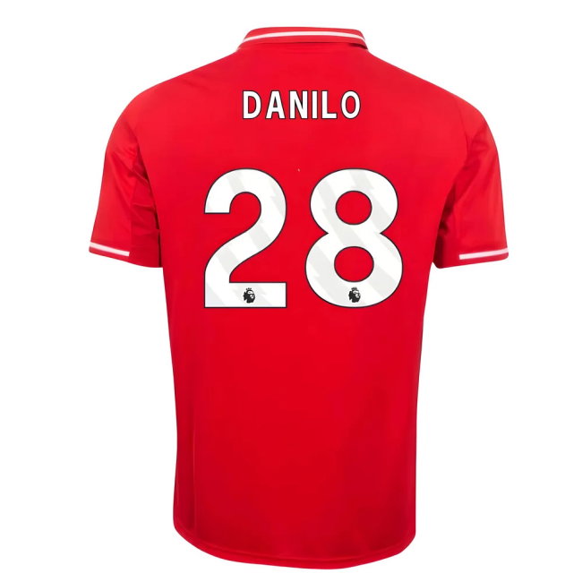 2025-2026 Nottingham Forest Home Shirt (Danilo 28)-SoccerKits Hub | Buy Soccer Jerseys Online