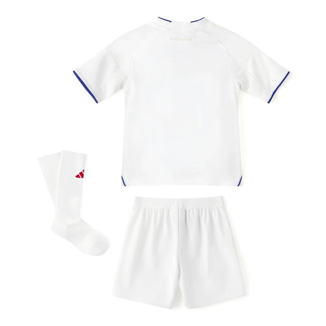 2025-2026 Olympique Lyon Home Mini Kit (Akouokou 4)-SoccerKits Hub | Buy Soccer Jerseys Online