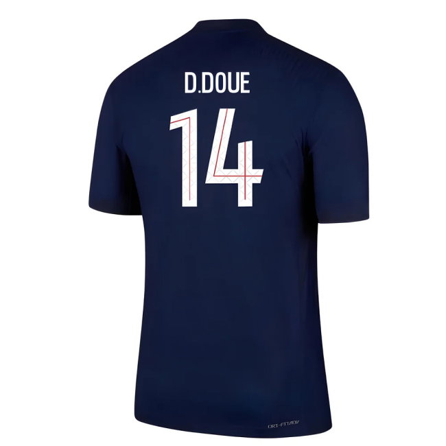 2025-2026 PSG Home Dri-Fit ADV Authentic Shirt (D.Doue 14)-SoccerKits Hub | Buy Soccer Jerseys Online