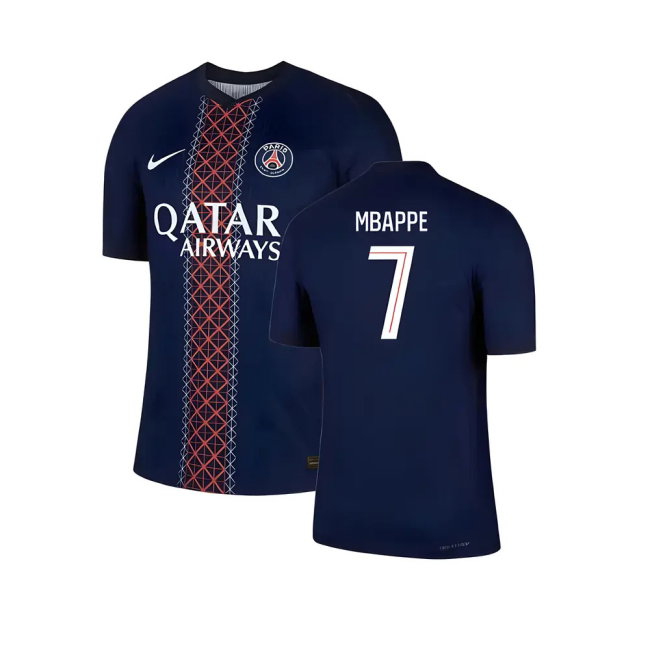 2025-2026 PSG Home Dri-Fit ADV Authentic Shirt (Mbappe 7)-SoccerKits Hub | Buy Soccer Jerseys Online