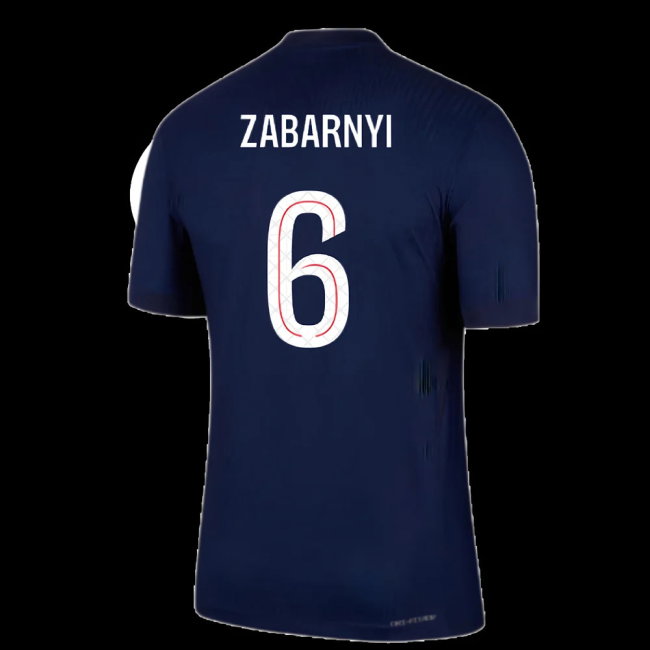 2025-2026 PSG Home Dri-Fit ADV Authentic Shirt (Zabarnyi 6)-SoccerKits Hub | Buy Soccer Jerseys Online