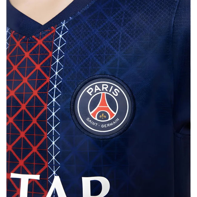 2025-2026 PSG Home Little Kids Mini Kit (O.Dembele 10)-SoccerKits Hub | Buy Soccer Jerseys Online