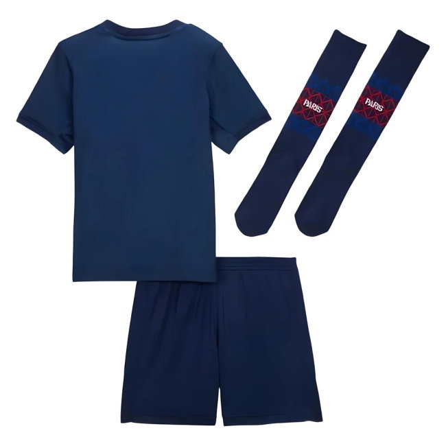 2025-2026 PSG Home Little Kids Mini Kit (O.Dembele 10)-SoccerKits Hub | Buy Soccer Jerseys Online