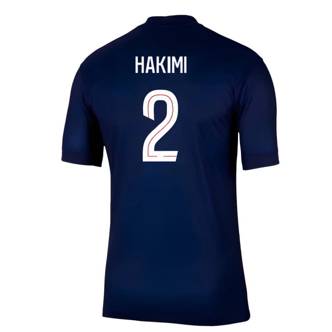 2025-2026 PSG Paris Saint Germain Home Shirt (Hakimi 2)-SoccerKits Hub | Buy Soccer Jerseys Online