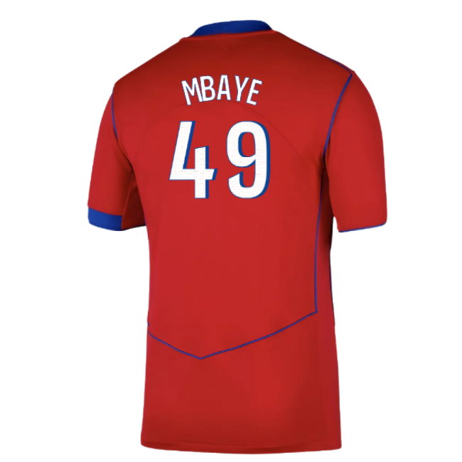 2025-2026 PSG Third Shirt (Mbaye 49)-SoccerKits Hub | Buy Soccer Jerseys Online