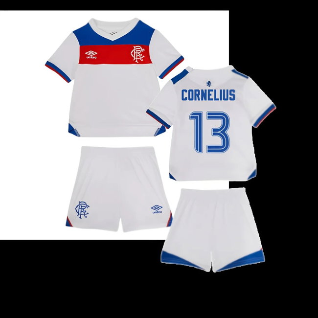 2025-2026 Rangers Away Baby Kit (Cornelius 13)-SoccerKits Hub | Buy Soccer Jerseys Online