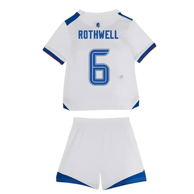 2025-2026 Rangers Away Baby Kit (Rothwell 6)-SoccerKits Hub | Buy Soccer Jerseys Online