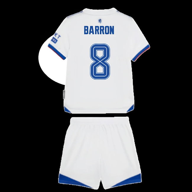 2025-2026 Rangers Away Infant Kit (Barron 8)-SoccerKits Hub | Buy Soccer Jerseys Online