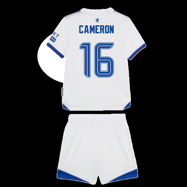 2025-2026 Rangers Away Infant Kit (Cameron 16)-SoccerKits Hub | Buy Soccer Jerseys Online