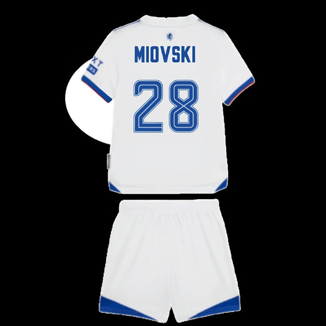 2025-2026 Rangers Away Infant Kit (Miovski 28)-SoccerKits Hub | Buy Soccer Jerseys Online