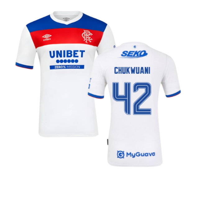 2025-2026 Rangers Away Shirt (Chukwuani 42)-SoccerKits Hub | Buy Soccer Jerseys Online