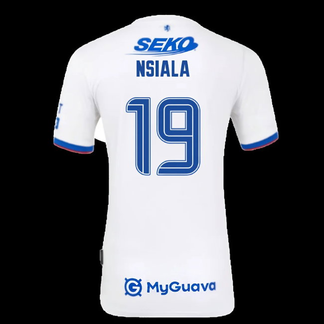 2025-2026 Rangers Away Shirt (Nsiala 19)-SoccerKits Hub | Buy Soccer Jerseys Online