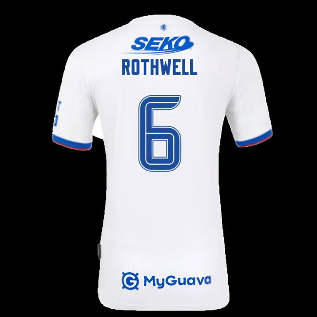 2025-2026 Rangers Away Shirt (Rothwell 6)-SoccerKits Hub | Buy Soccer Jerseys Online