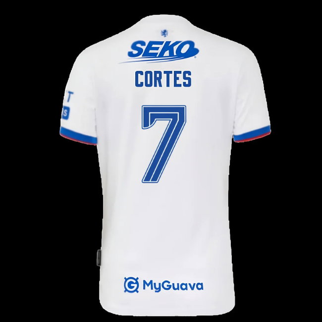 2025-2026 Rangers Away Shirt (Womens) (Cortes 7)-SoccerKits Hub | Buy Soccer Jerseys Online