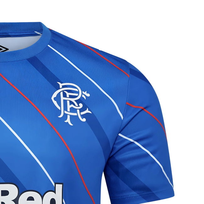 2025-2026 Rangers Home Pre Match Short Sleeve Tee (Lapis Blue) (Aasgaard 11)-SoccerKits Hub | Buy Soccer Jerseys Online
