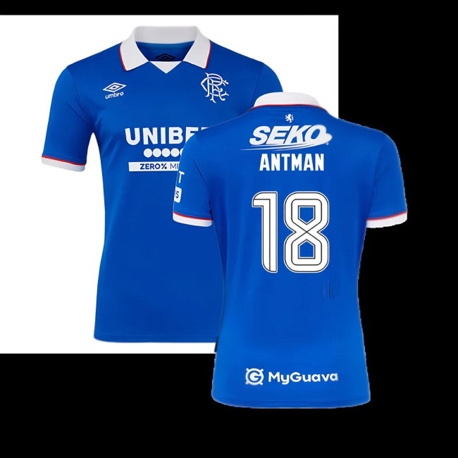 2025-2026 Rangers Home Shirt (Antman 18)-SoccerKits Hub | Buy Soccer Jerseys Online