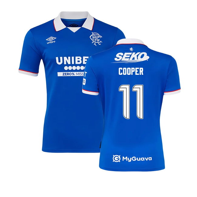 2025-2026 Rangers Home Shirt (Cooper 11)-SoccerKits Hub | Buy Soccer Jerseys Online