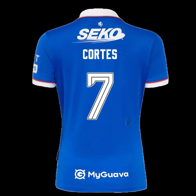 2025-2026 Rangers Home Shirt (Cortes 7)-SoccerKits Hub | Buy Soccer Jerseys Online