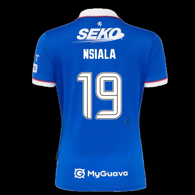 2025-2026 Rangers Home Shirt (Nsiala 19)-SoccerKits Hub | Buy Soccer Jerseys Online