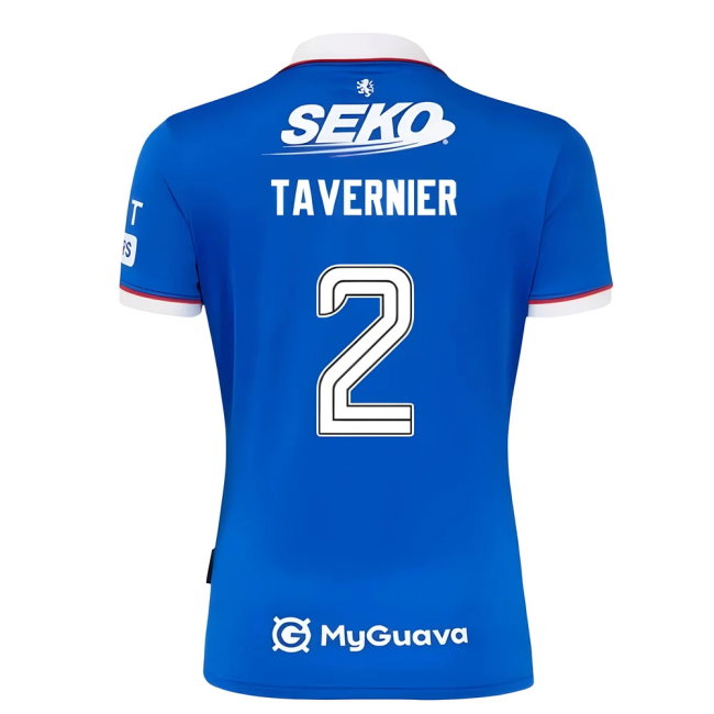 2025-2026 Rangers Home Shirt (Tavernier 2)-SoccerKits Hub | Buy Soccer Jerseys Online