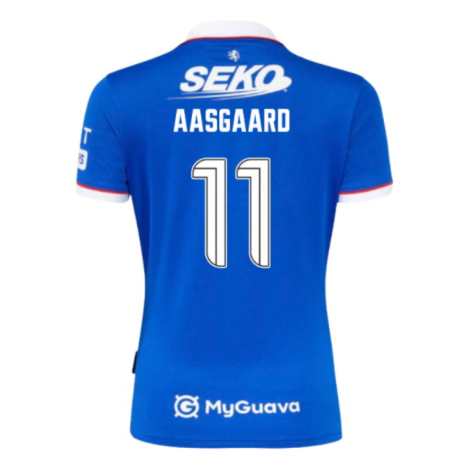 2025-2026 Rangers Home Shirt - Womens (Aasgaard 11)-SoccerKits Hub | Buy Soccer Jerseys Online