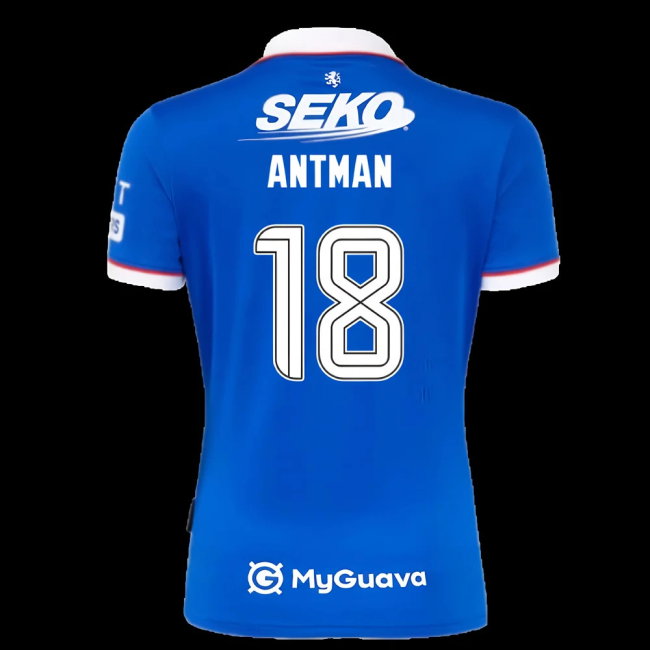 2025-2026 Rangers Home Shirt - Womens (Antman 18)-SoccerKits Hub | Buy Soccer Jerseys Online