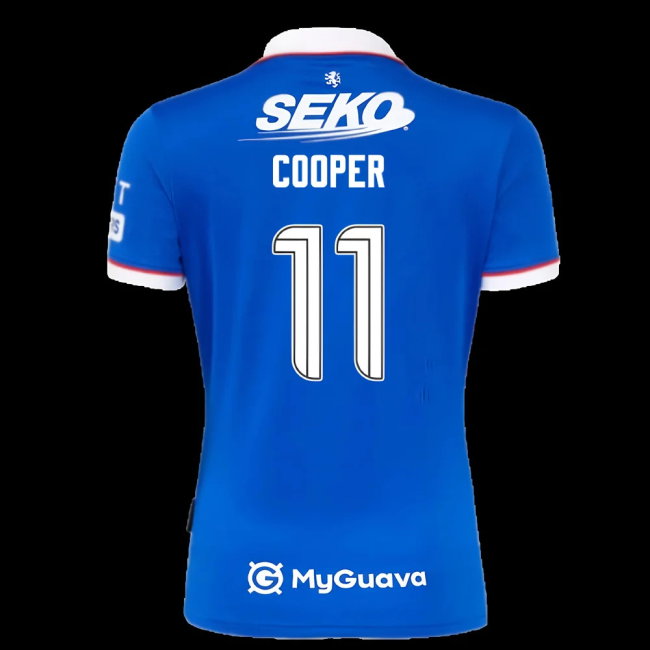 2025-2026 Rangers Home Shirt - Womens (Cooper 11)-SoccerKits Hub | Buy Soccer Jerseys Online