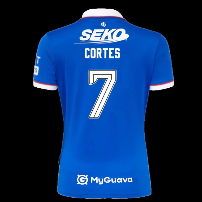2025-2026 Rangers Home Shirt - Womens (Cortes 7)-SoccerKits Hub | Buy Soccer Jerseys Online