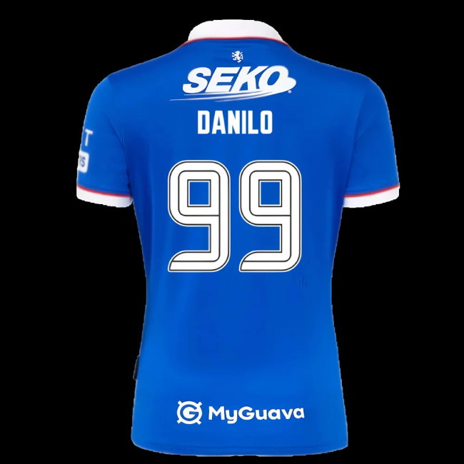 2025-2026 Rangers Home Shirt - Womens (Danilo 99)-SoccerKits Hub | Buy Soccer Jerseys Online