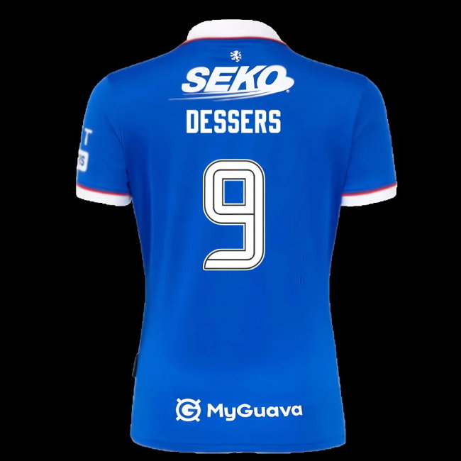 2025-2026 Rangers Home Shirt - Womens (Dessers 9)-SoccerKits Hub | Buy Soccer Jerseys Online