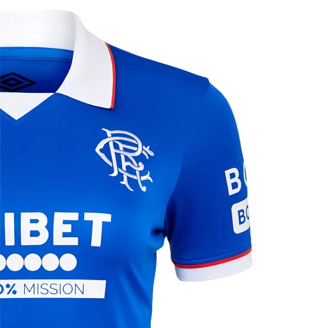 2025-2026 Rangers Home Shirt - Womens (Sterling 21)-SoccerKits Hub | Buy Soccer Jerseys Online