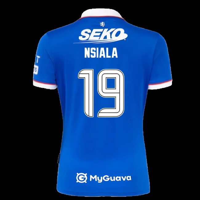 2025-2026 Rangers Home Shirt - Womens (Nsiala 19)-SoccerKits Hub | Buy Soccer Jerseys Online