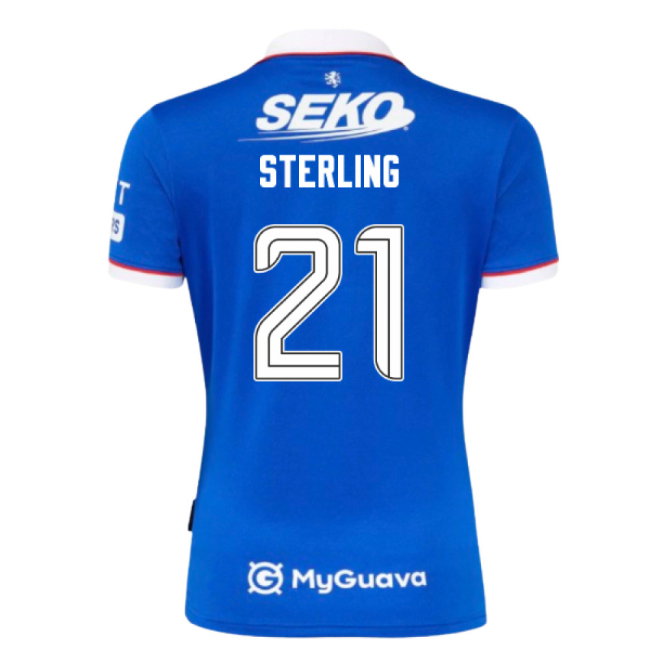 2025-2026 Rangers Home Shirt - Womens (Sterling 21)-SoccerKits Hub | Buy Soccer Jerseys Online