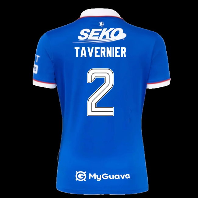 2025-2026 Rangers Home Shirt - Womens (Tavernier 2)-SoccerKits Hub | Buy Soccer Jerseys Online