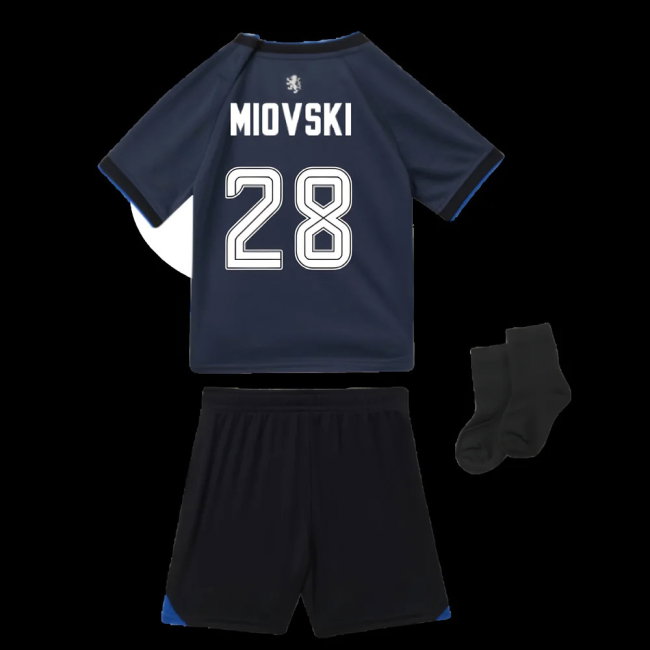 2025-2026 Rangers Third Baby Kit (Miovski 28)-SoccerKits Hub | Buy Soccer Jerseys Online