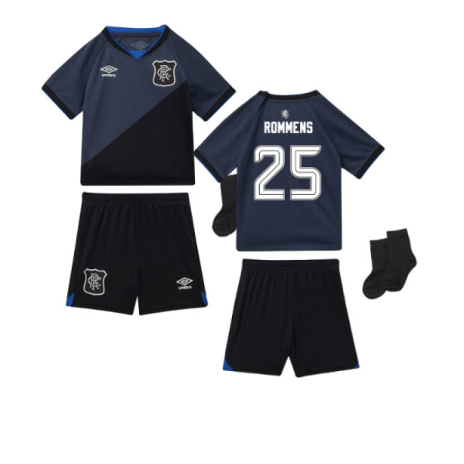 2025-2026 Rangers Third Baby Kit (Rommens 25)-SoccerKits Hub | Buy Soccer Jerseys Online