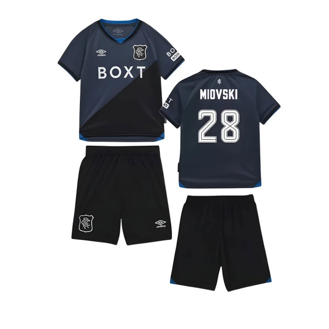 2025-2026 Rangers Third Infant Kit (Miovski 28)-SoccerKits Hub | Buy Soccer Jerseys Online