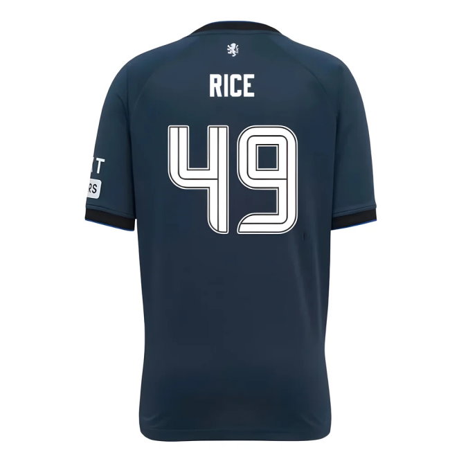 2025-2026 Rangers Third Shirt (Kids) (Rice 49)-SoccerKits Hub | Buy Soccer Jerseys Online