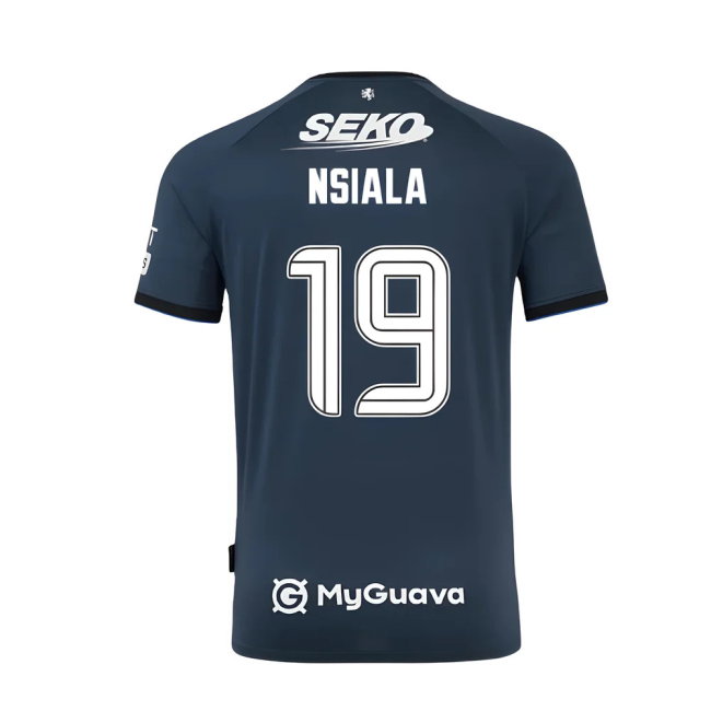 2025-2026 Rangers Third Shirt (Nsiala 19)-SoccerKits Hub | Buy Soccer Jerseys Online