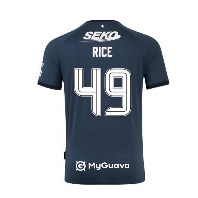 2025-2026 Rangers Third Shirt (Rice 49)-SoccerKits Hub | Buy Soccer Jerseys Online