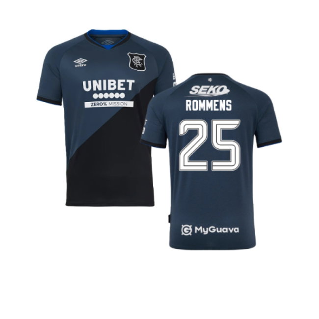 2025-2026 Rangers Third Shirt (Rommens 25)-SoccerKits Hub | Buy Soccer Jerseys Online