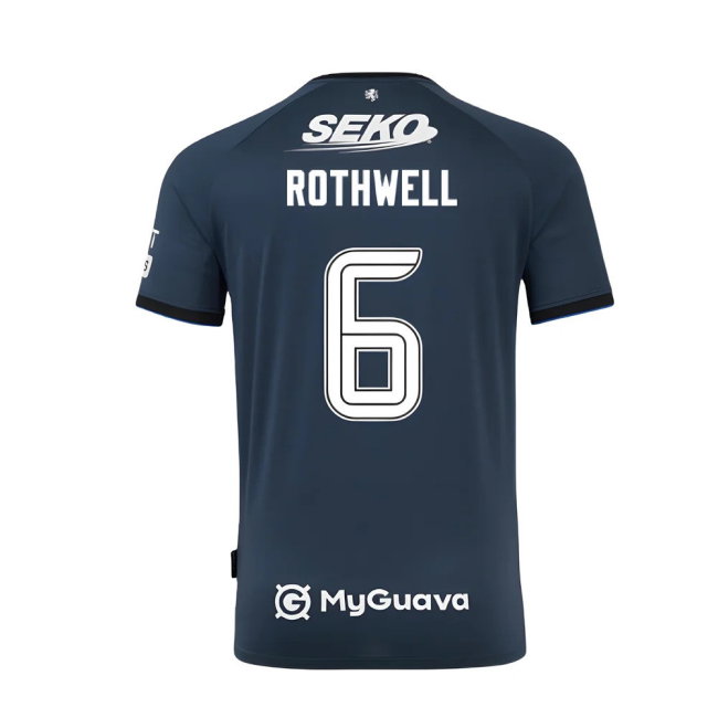 2025-2026 Rangers Third Shirt (Rothwell 6)-SoccerKits Hub | Buy Soccer Jerseys Online