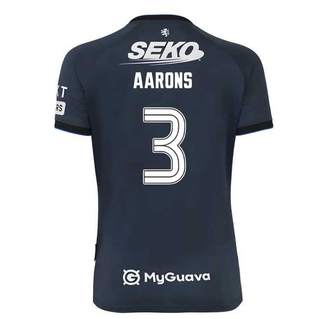 2025-2026 Rangers Third Shirt - Womens (Aarons 3)-SoccerKits Hub | Buy Soccer Jerseys Online