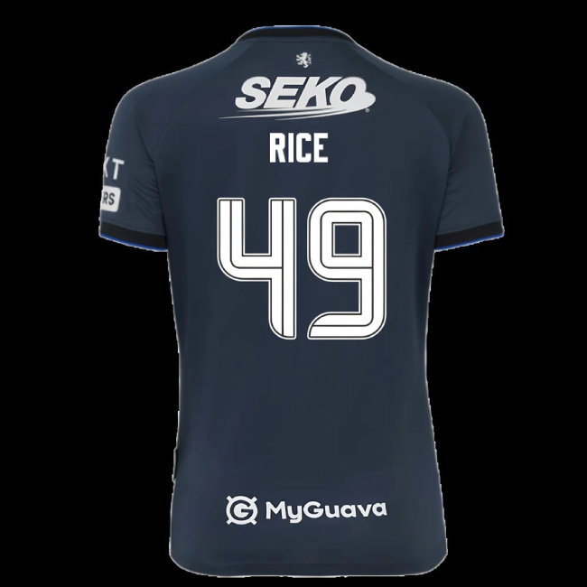 2025-2026 Rangers Third Shirt - Womens (Rice 49)-SoccerKits Hub | Buy Soccer Jerseys Online