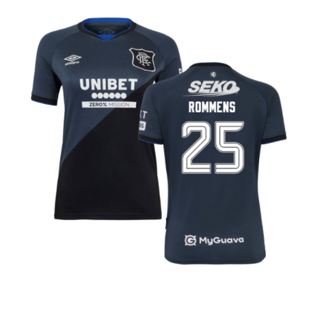 2025-2026 Rangers Third Shirt - Womens (Rommens 25)-SoccerKits Hub | Buy Soccer Jerseys Online