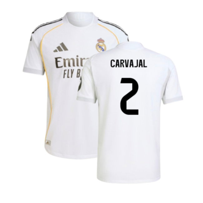 2025-2026 Real Madrid Authentic Home Shirt (Carvajal 2)-SoccerKits Hub | Buy Soccer Jerseys Online