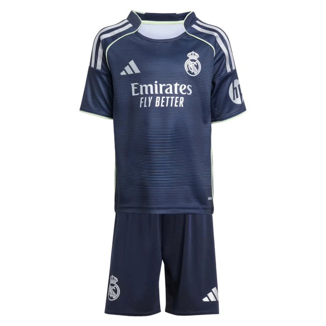 2025-2026 Real Madrid Away Mini Kit (Bellingham 5)-SoccerKits Hub | Buy Soccer Jerseys Online