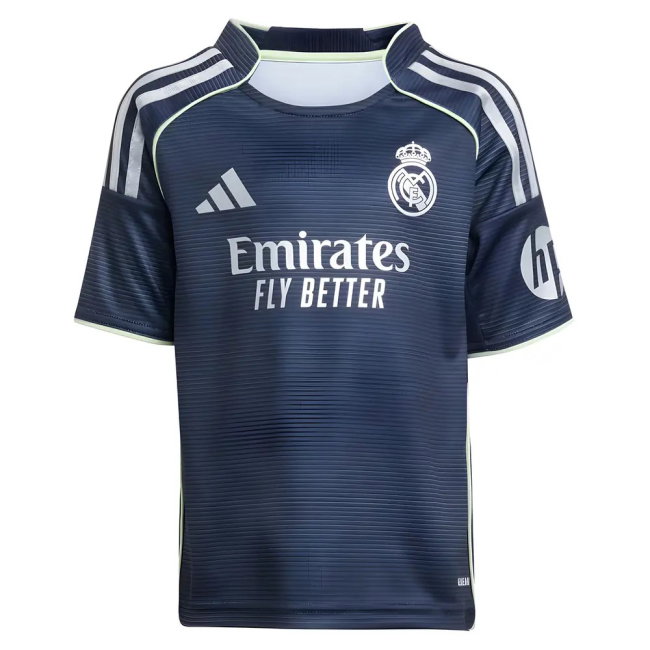 2025-2026 Real Madrid Away Mini Kit (Bellingham 5)-SoccerKits Hub | Buy Soccer Jerseys Online